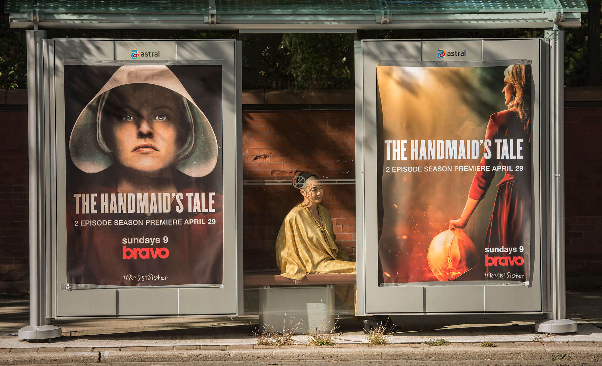 Handmaid’s Tale bus stop posters