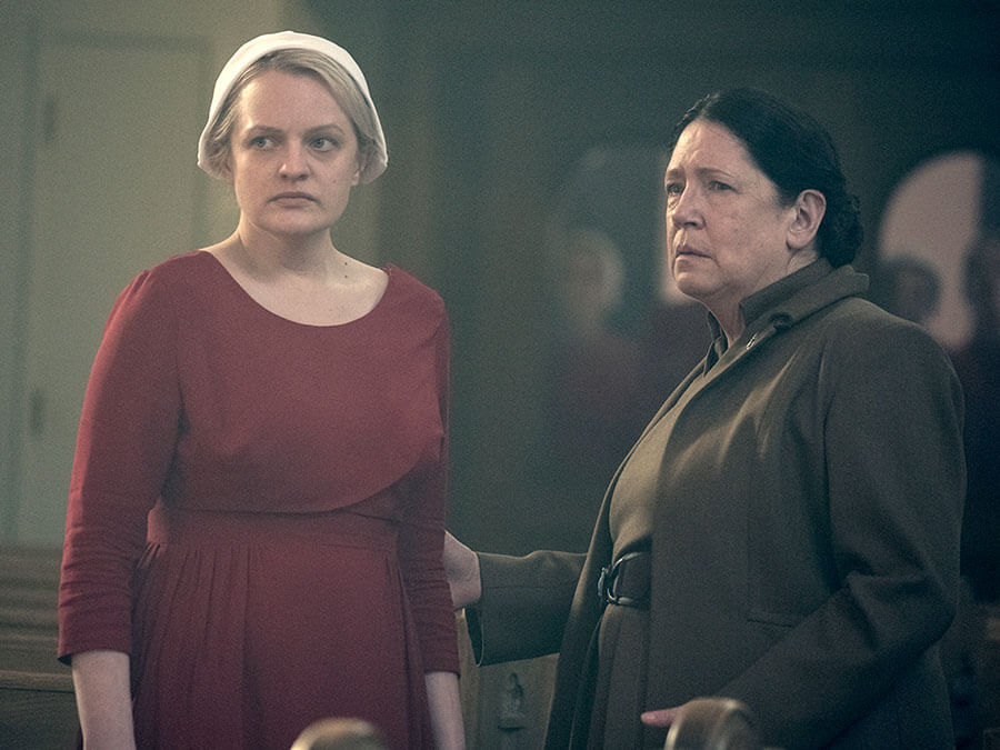 Scene from Hulu’s The Handmaid’s Tale