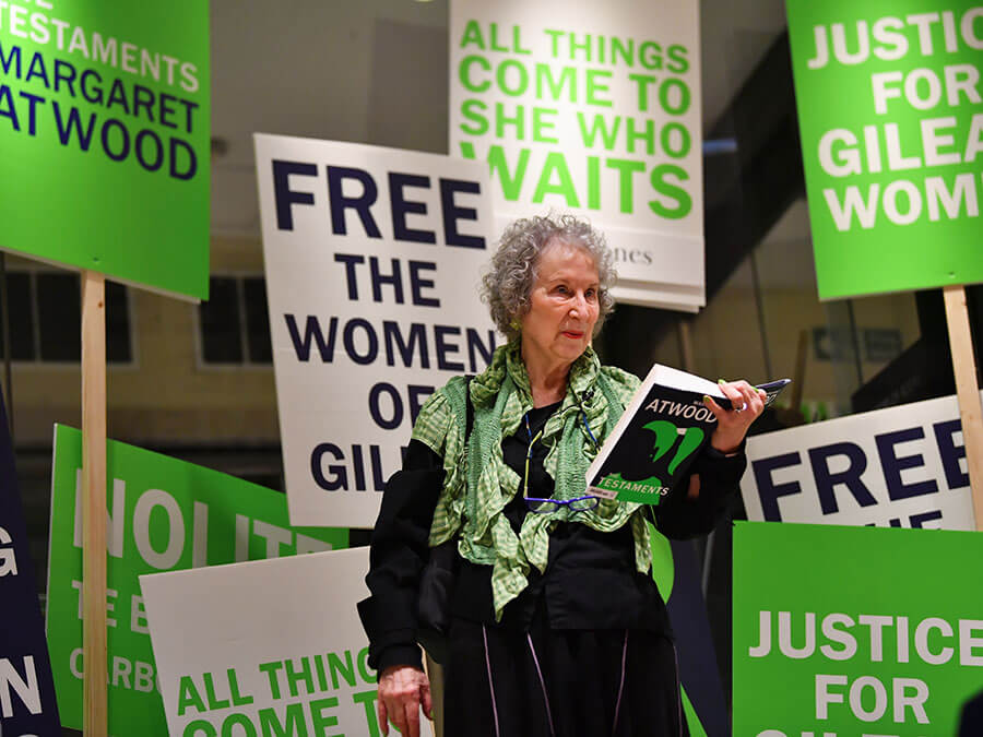 Margaret Atwood at the launch of The Testaments
