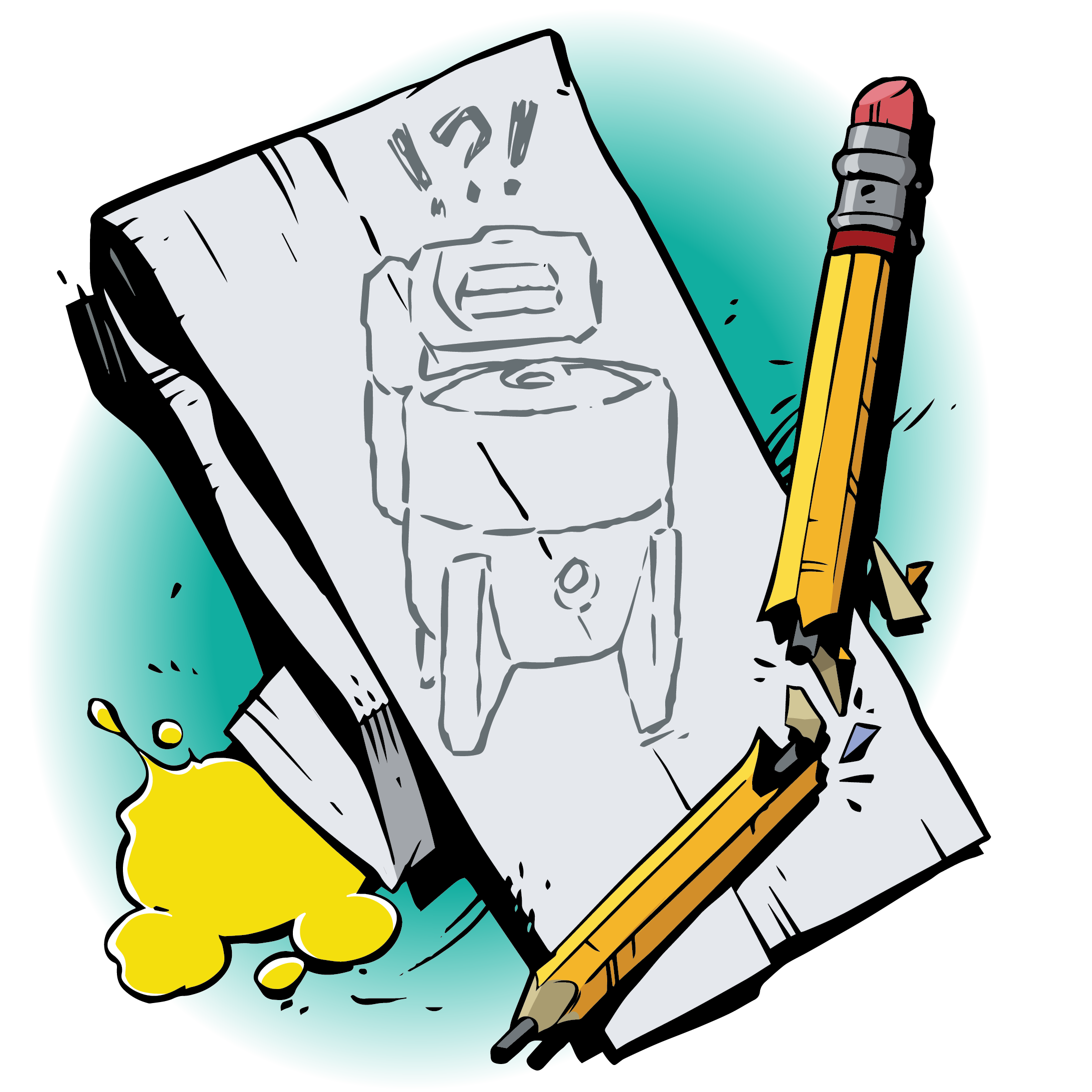 Spot illustration for Oursonette by Margaret Atwood