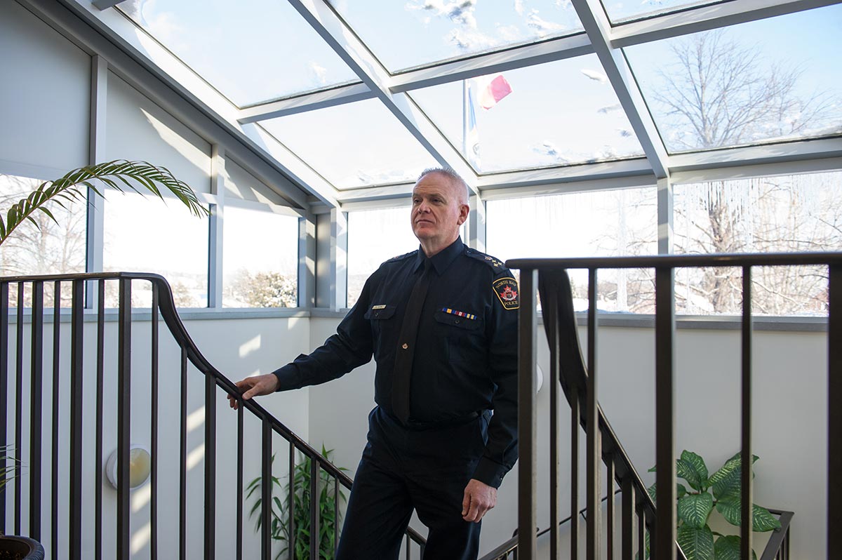 North Bay chief of police Shawn Devine. Galit Rodan/The Globe and Mail