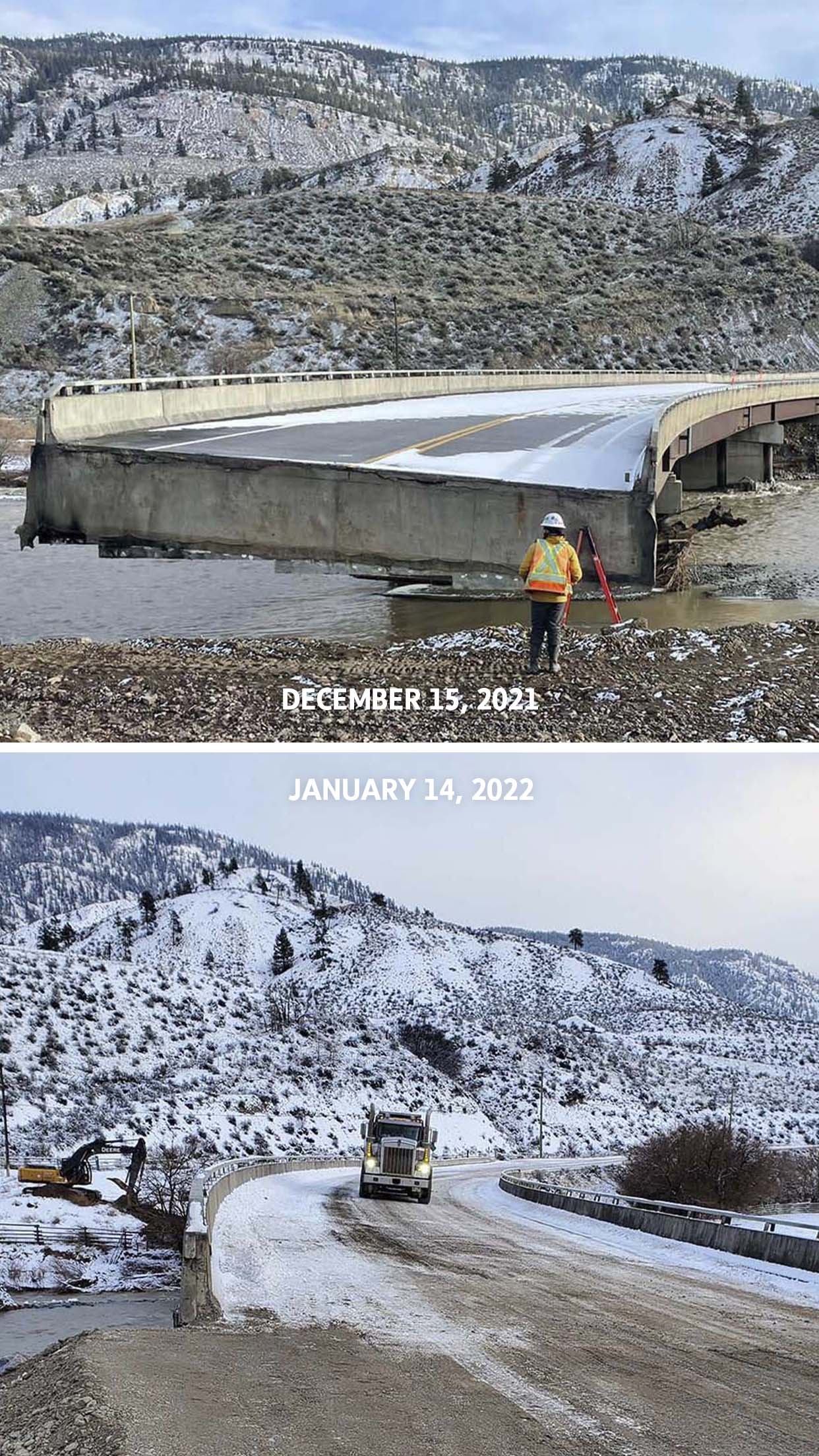 Chris standing up holding his daughter Elva