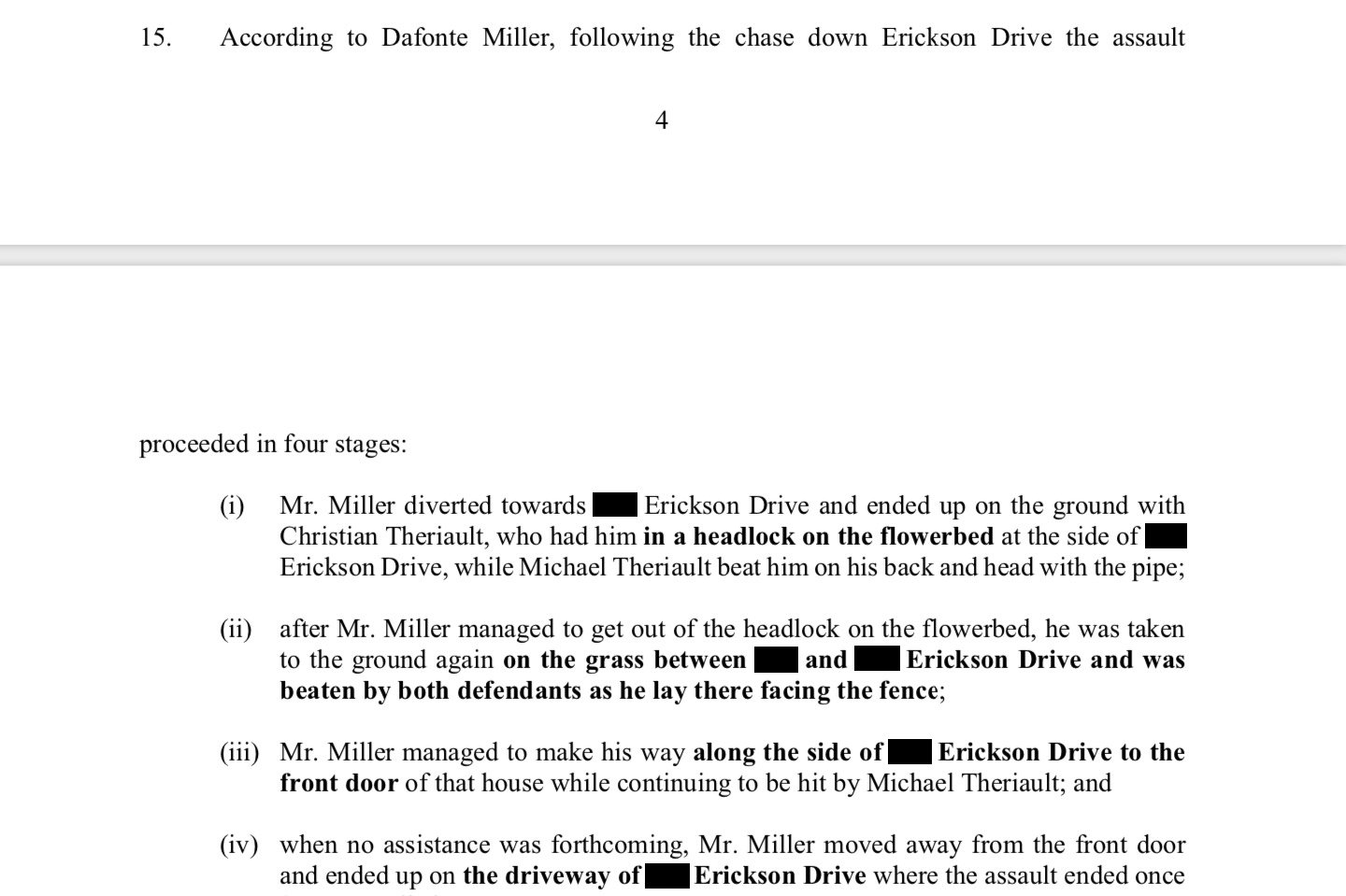 Image of the Crown's written submissions