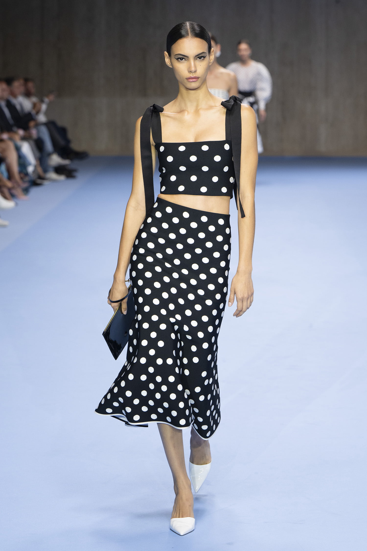 NEW YORK, USA - SEPTEMBER 09: A model walks the runway during the Carolina Herrera Ready to Wear Spring/Summer 2025 fashion show as part of the New York Fashion Week on September 9, 2024 in NY. (Photo by Victor VIRGILE/Gamma-Rapho via Getty Images)