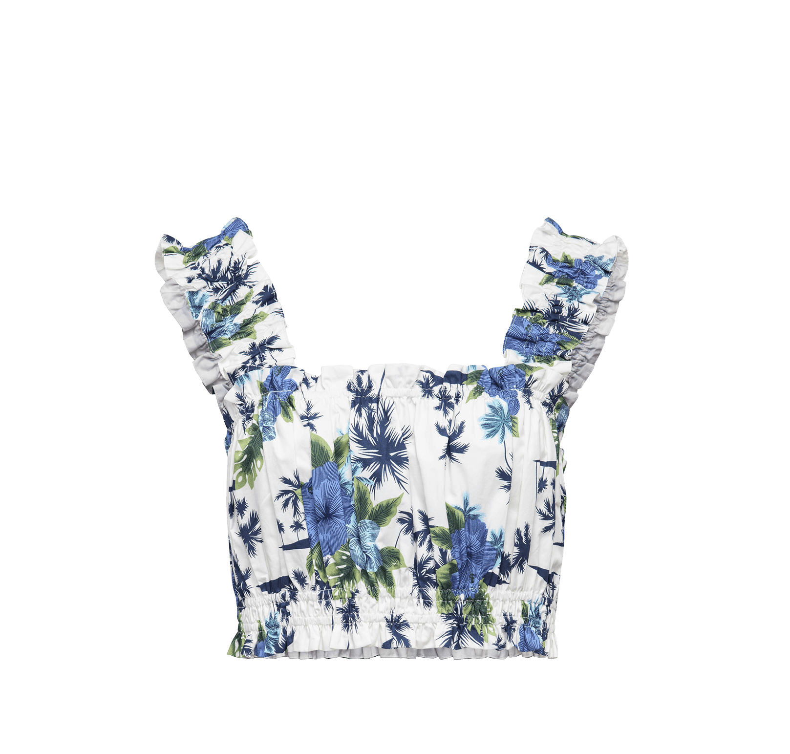 Hilary MacMillan ruched floral tank