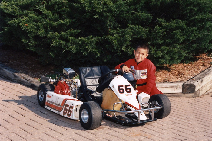Robert Wickens, age 8