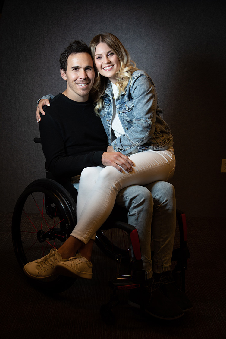 Robert Wickens and Karli Woods