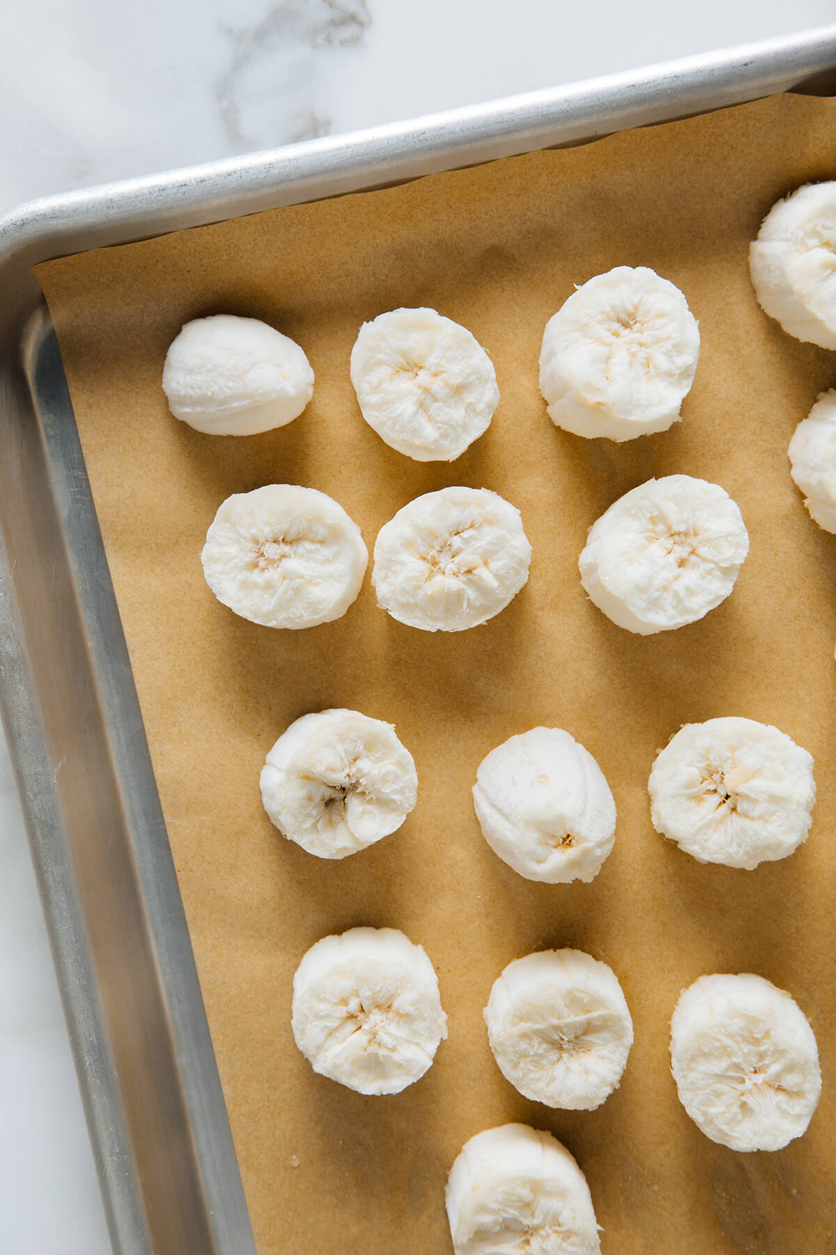 frozen banana chunks