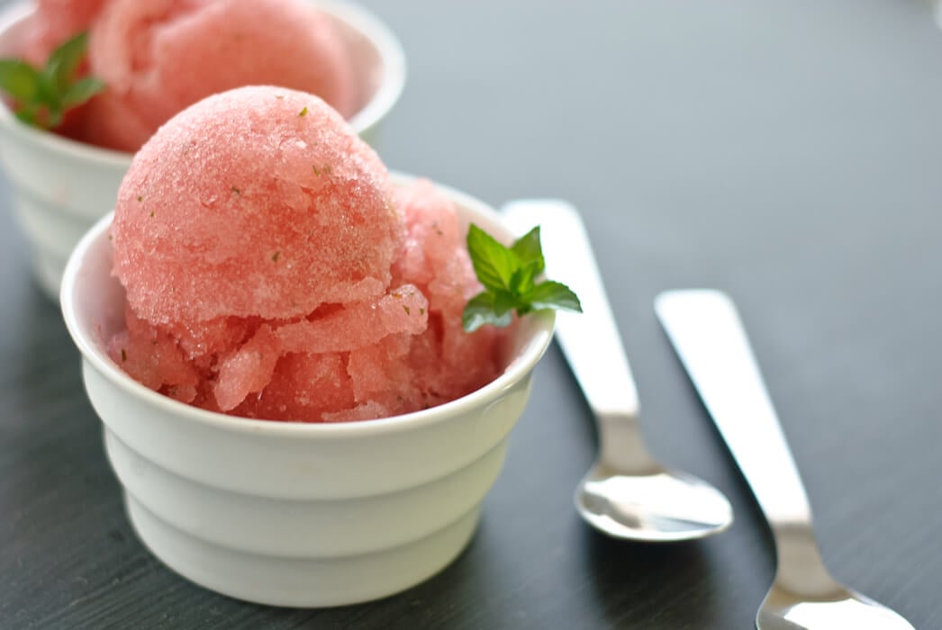 homemade watermelon mojito sorbet homemade watermelon mojito sorbet