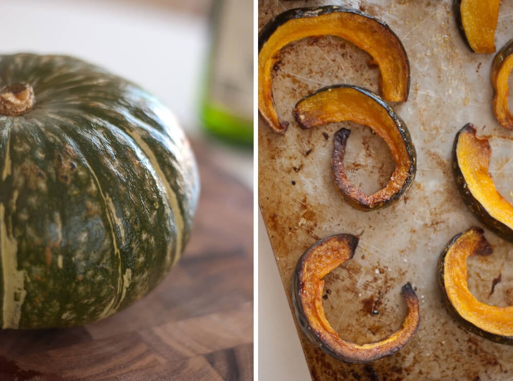 roasted kabocha squash roasted kabocha squash