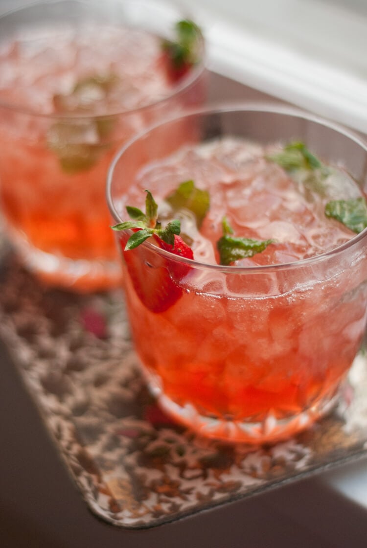 strawberry mint julep