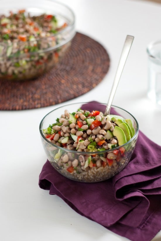 African black-eyed pea salad