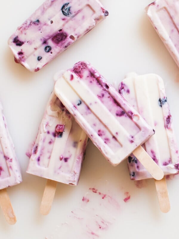 roasted berry popsicles recipe