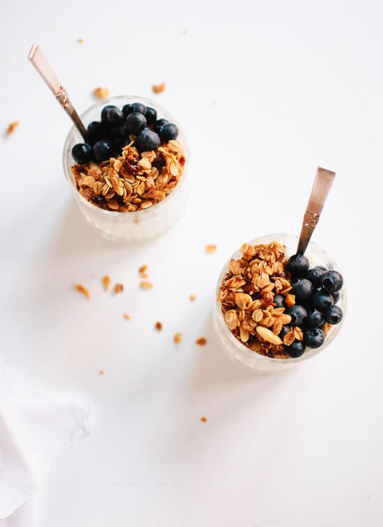Honey almond granola