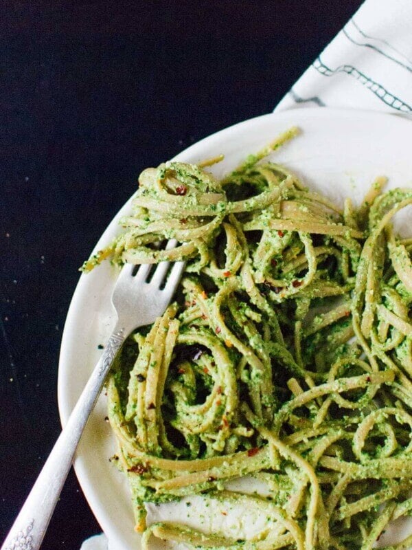 Get your greens and omega-3's with this kale pesto (ready in 5 minutes!) - cookieandkate.com