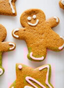 homemade gingerbread man