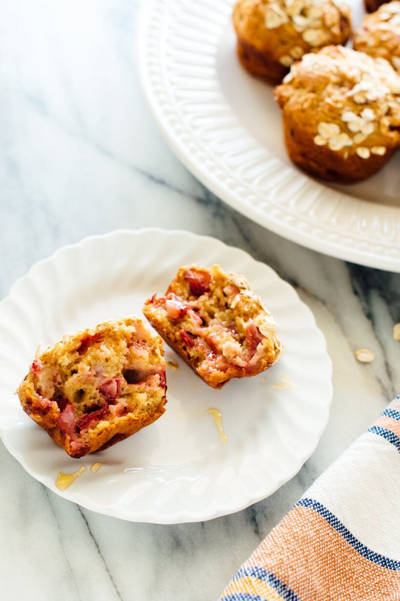 strawberry oat muffins recipe