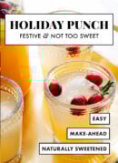 festive holiday punch