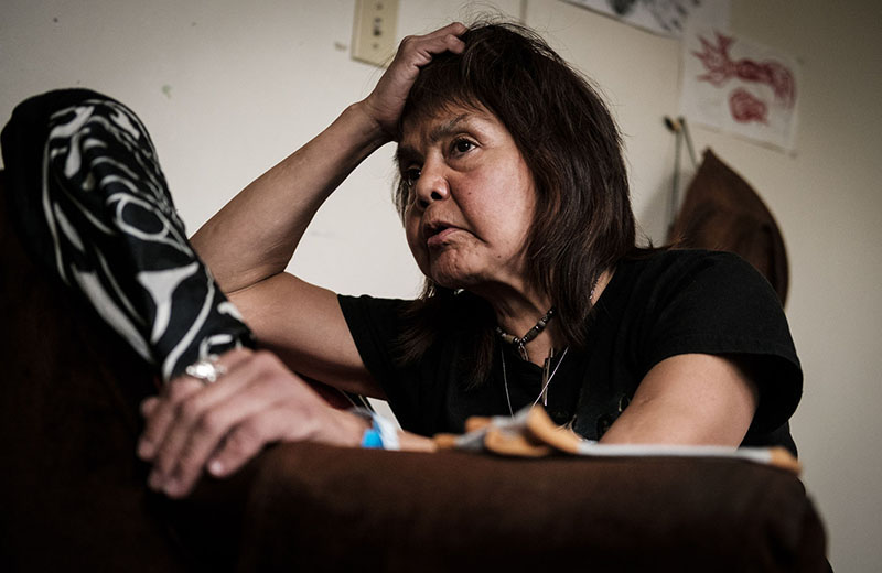Molly Dixon, Angeline’s mother. (John Lehmann/The Globe and Mail)