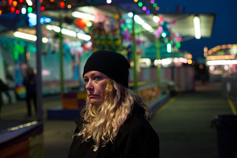 Rachaelle Smith, known as Thumper, was a friend of Angeline’s on the carnival circuit. ‘Not a day goes by I don’t think of her,’ says Ms. Smith. (Amber Bracken for The Globe and Mail)