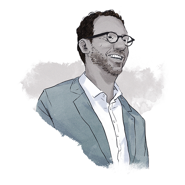 Illustration of Gerald Butts