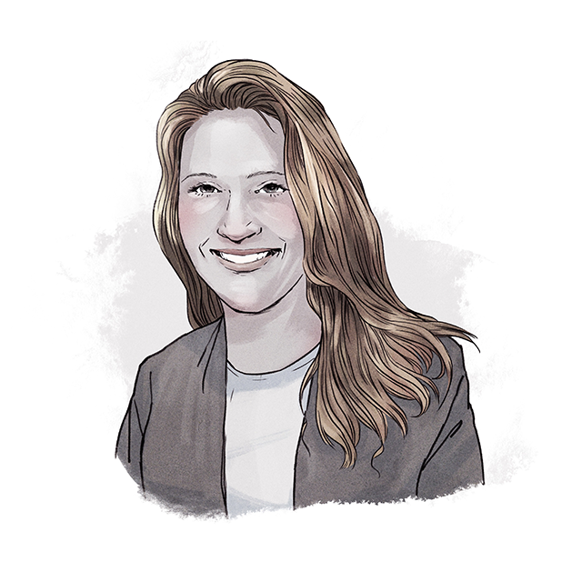 Illustration of Katie Telford