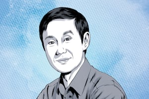 Illustration of Jeff Mo, The Mover. Sept. 3, 2022
Illustration by Joel Kimmel