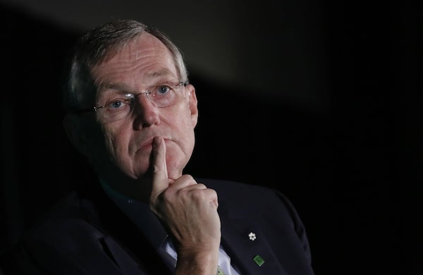 Ed Clark, former TD Bank President and CEO, in April 2013.