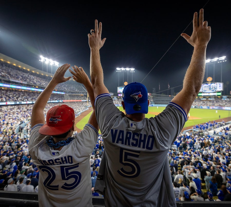 Liam Ohaid and Brendon Braun were among the Canadians rooting for the Blue Jays in Los Angeles on Oct. 27, the third game in a World Series that the Dodgers would clinch five days later. The final game, too, involved some extra innings, but not as many as this one.