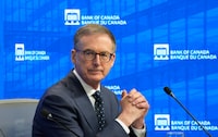 Bank of Canada Governor Tiff Macklem is seen during a news conference in Ottawa on June 10.
