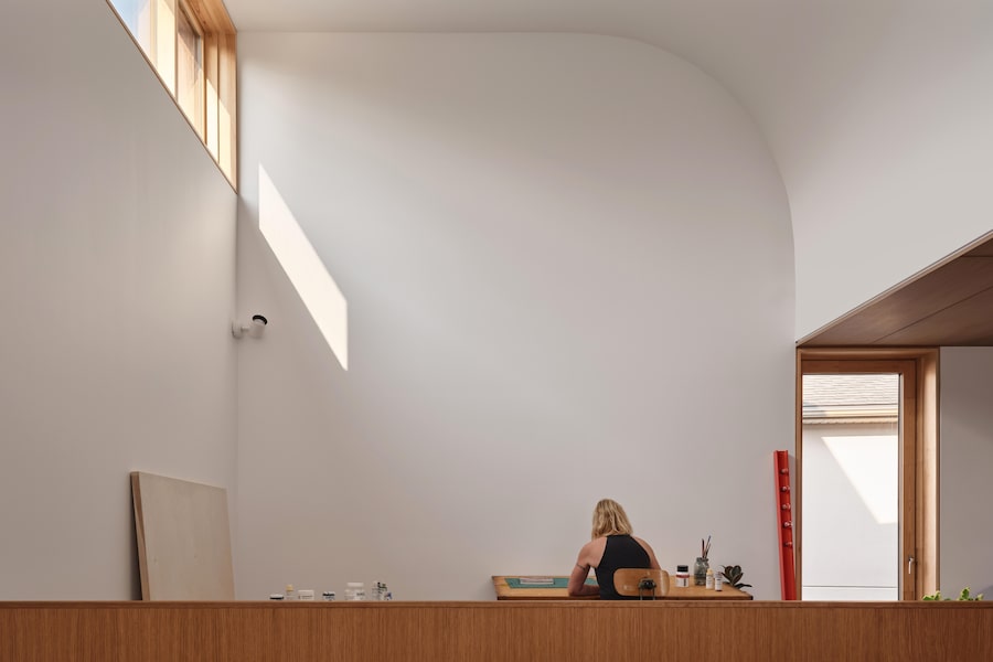 Artist studio by Williamson Williamson.