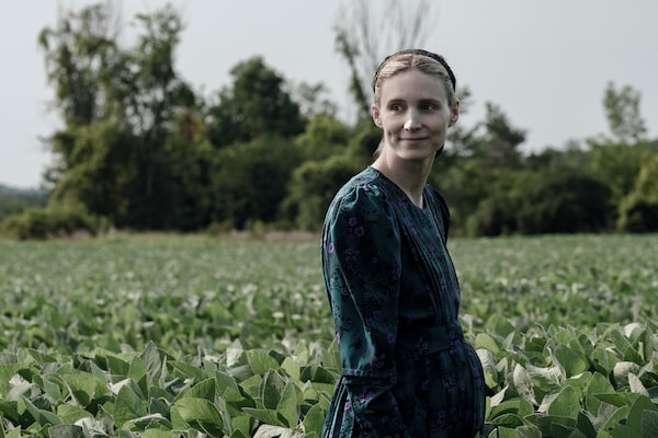 This image released by United Artists shows Rooney Mara in a scene from "Women Talking." (Michael Gibson/Orion - United Artists Releasing via AP)