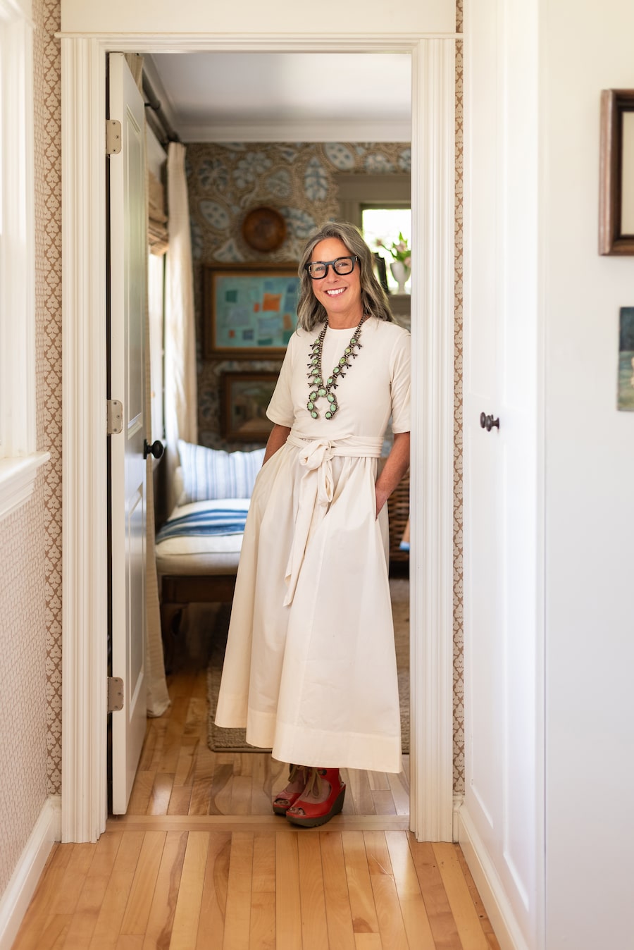 Interior designer Sappho Griffin's favourite room is the bedroom in her 1940s bungalow in Bedford, N.S.