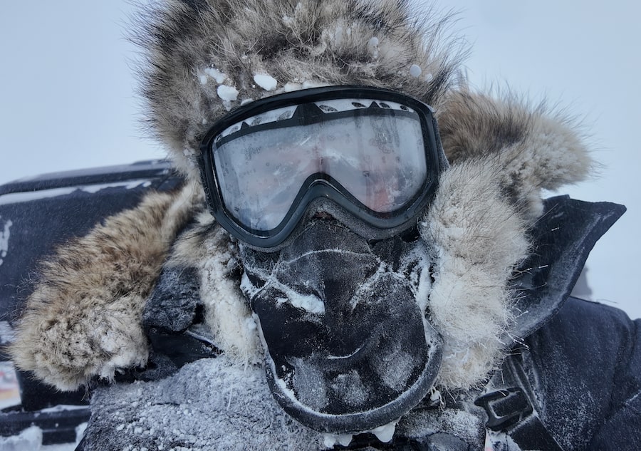 Gavin John needed to dress for intense cold while reporting on Operation Nanook-Nunalivut, an exercise in which Canadian Rangers crossed thousands of kilometres of Arctic terrain.