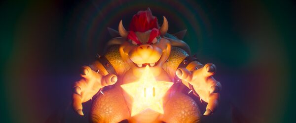 Bowser (Jack Black) in The Super Mario Bros. Movie, from Nintendo and Illumination.