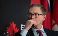 Tiff Macklem, Governor, Bank of Canada speaks at an Empire Club luncheon at the Royal York Hotel in Toronto on Feb 5, 2026. (Fred Lum/The Globe and Mail)