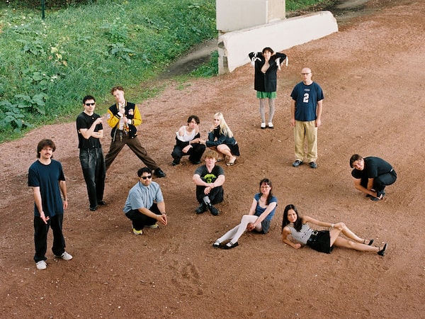 Some of the filmmakers behind the New Toronto Bizarre. Left to right: Kalil Haddad, Zachary Lacosse, Zachary George, Albert Pham, Nate Wilson, Solmund MacPherson, Lea Rose Sebastianis, Shelby Wilson, Steffi Tupe, Katerina Zoumboulakis, Braden Sitter Sr. and Tristan Wheeler.
