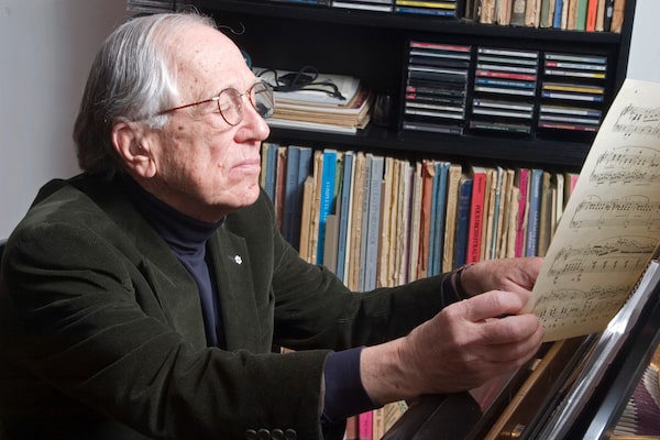 Composer John Beckwith. Photo by André Leduc