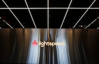 The head of Lightspeed Commerce Inc. says the company is exploring how it can use generative artificial intelligence to help merchants using its products. Lightspeed Commerce offices are seen in Montreal, Thursday, Jan. 18, 2024. THE CANADIAN PRESS/Christinne Muschi