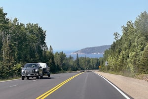 The Trans-Canada Highway just north of Sault Ste-Marie June 21, 2023. Mark Richardson/The Globe and Mail
