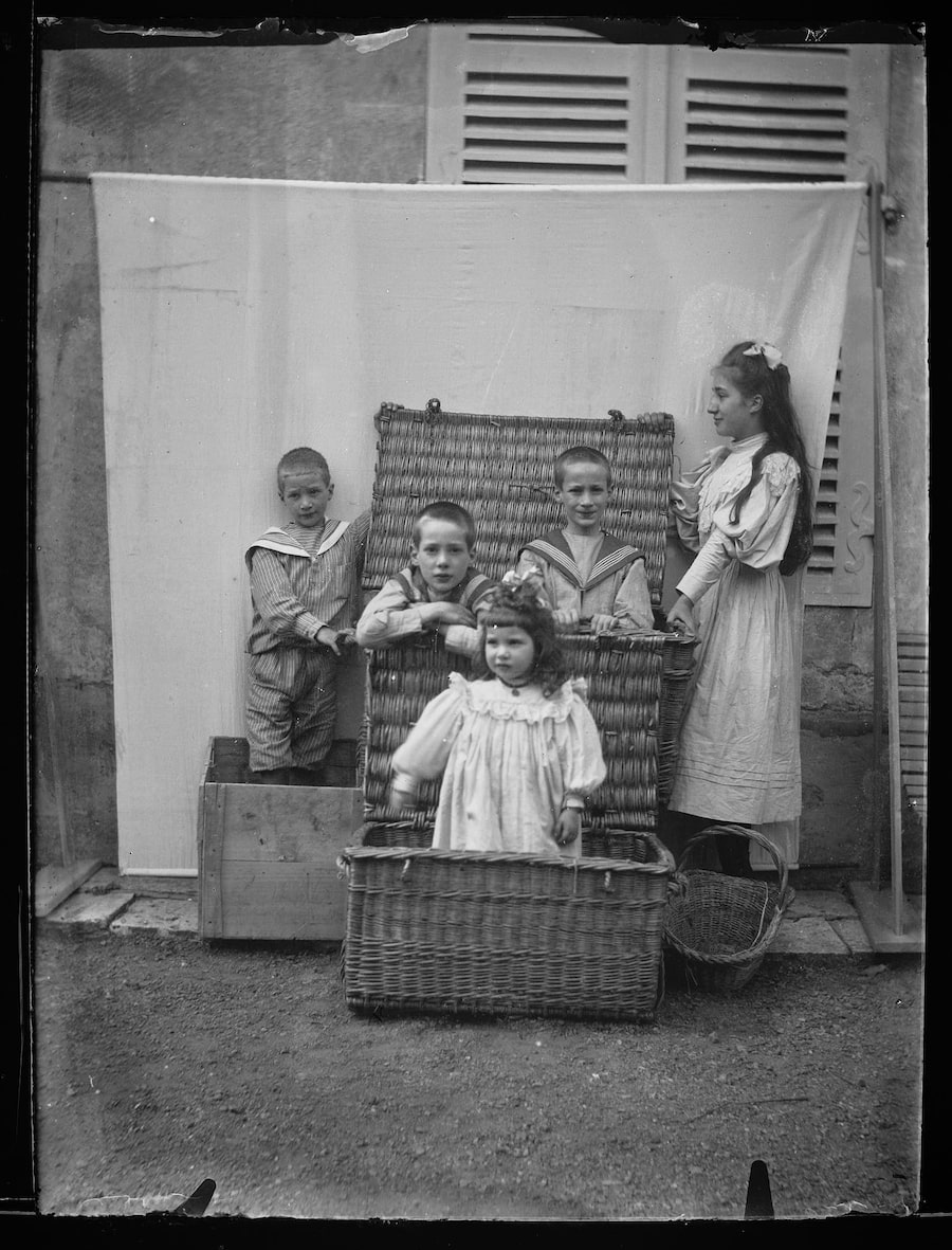 Maurice de Possesse used his camera to record his growing family.