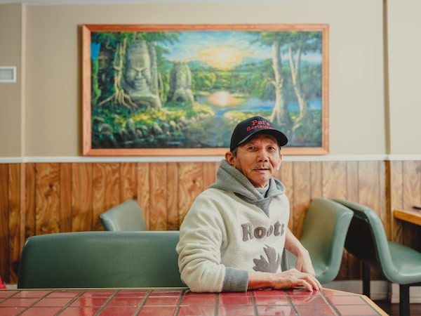 Pat Vann photographed at his restaurant in Kingston. (Johnny C.Y. Lam for the Globe and Mail)