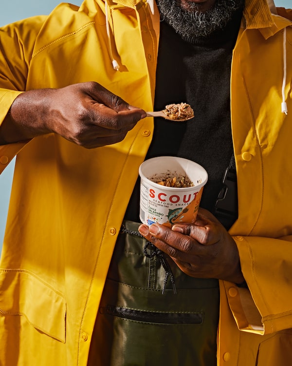 SCOUT The Fisherman  Scout tinned fish story for Pursuits