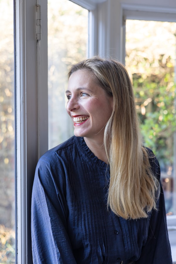 Author Eleanor Catton at her home in Cambridge UK