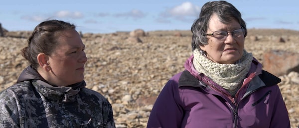ver Deadly (Documentary). Featuring Tanya Tagaq, Inuit throat singer, and created in collaboration with filmmaker Chelsea McMullan. Tanya and her mother, Mary. Mary’s family was forcefully relocated to Cambridge Bay by the Government of Canada in the 1950s. Courtesy of The National Film Board of Canada