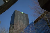 The Toronto Dominion tower seen from Robson Square in Vancouver, B.C. on March 17, 2025.