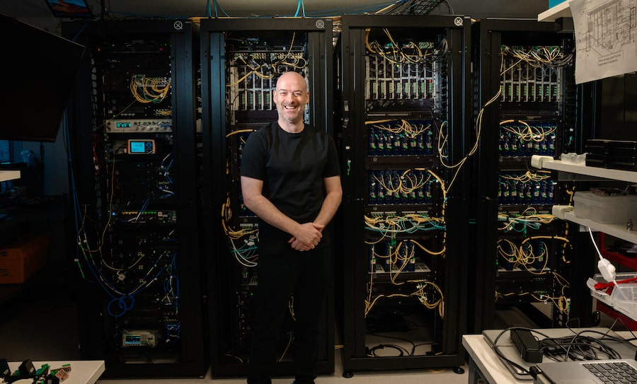 Christian Weedbrook, founder and CEO of Xanadu Quantum Technologies Inc., at the company's Toronto headquarters.