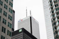 Canadian banks face another round of shareholder proposals focused on environmental, social and governance issues at their annual meetings this year, but few new resolutions on climate. TD Bank and Bank of Montreal signage is pictured in the financial district in Toronto, Friday, Sept. 8, 2023. THE CANADIAN PRESS/Andrew Lahodynskyj