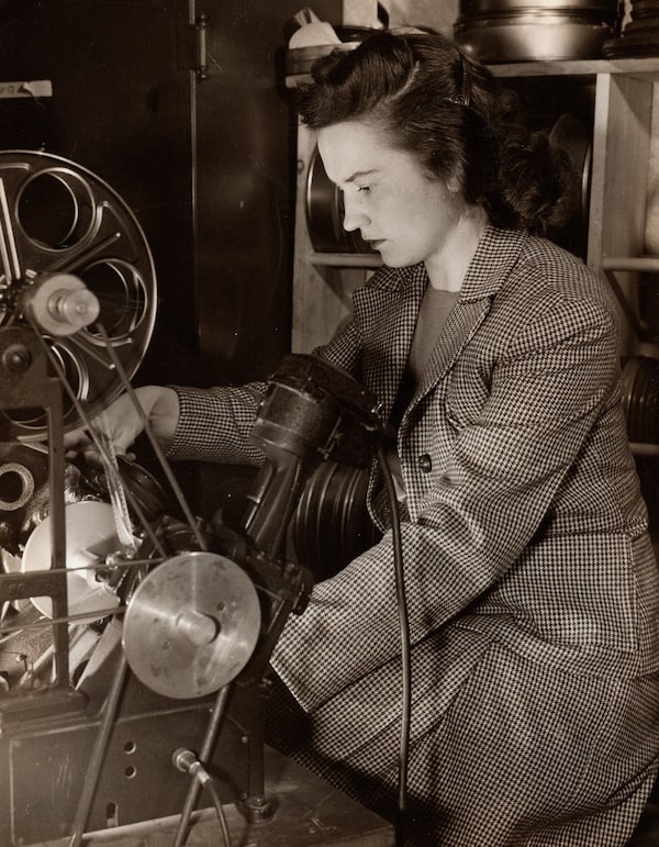 Gudrun Bjerring Parker, one of the first women filmmakers in Canada and was named an Officer of the Order of Canada in 2006. Courtesy of the Family