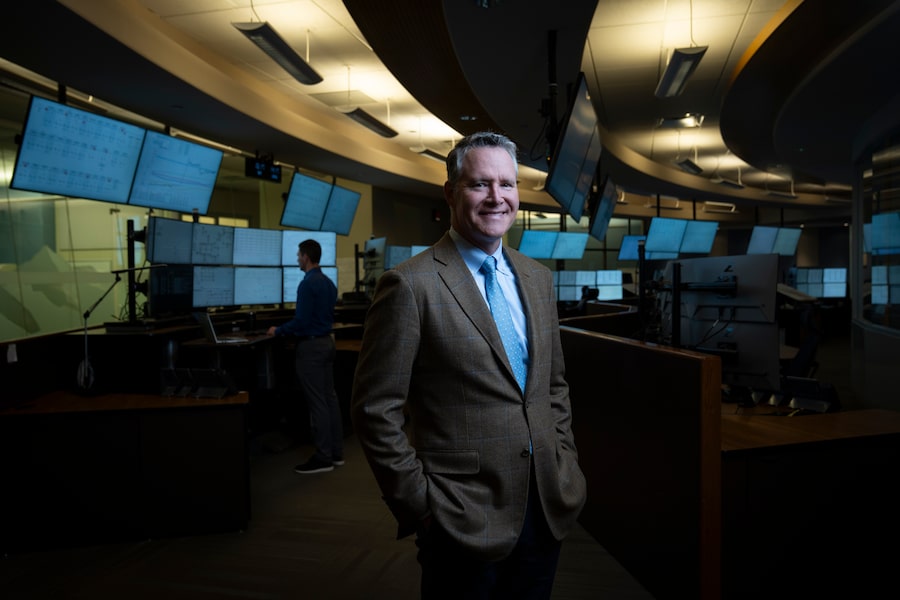 François Poirier, President and CEO of TC Energy, at the company's headquarters in Calgary.